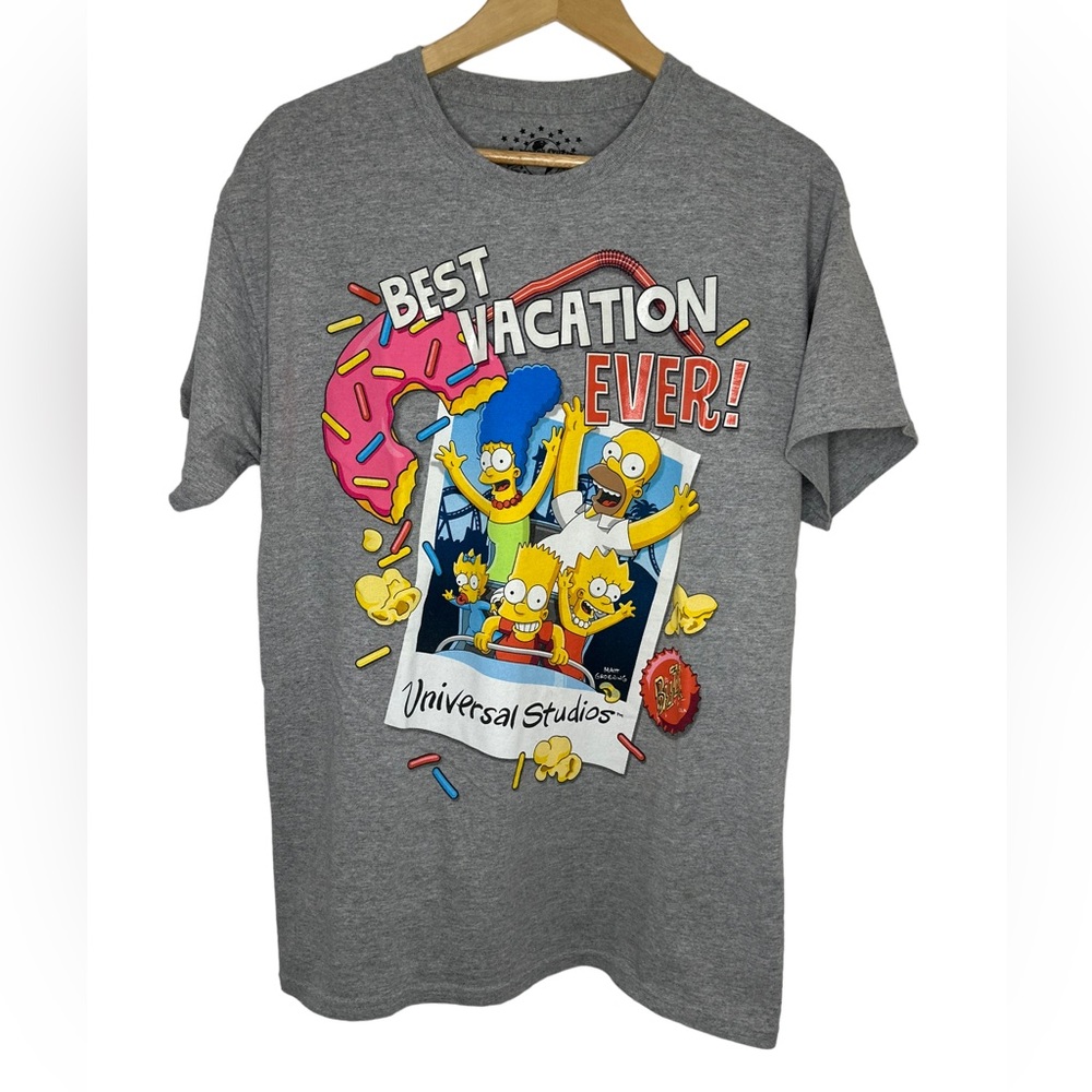 The Simpsons Universal Studios Best Vacation Ever Graphic T-Shirt adult L